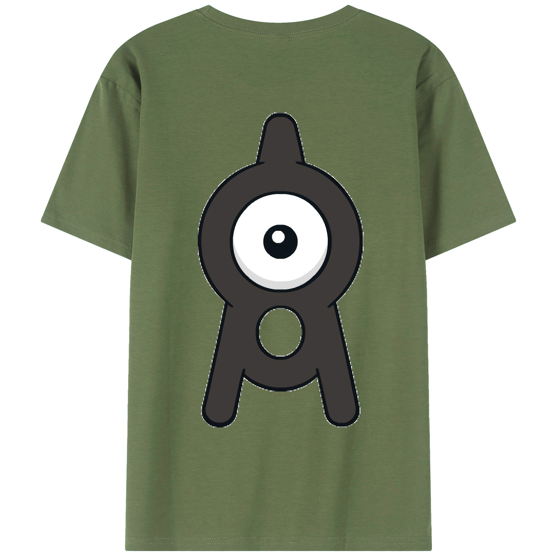 （画像用） ポケットモンスター Pokémon 綿100％ メンズ半袖Tシャツ（バックプリント） 通気性